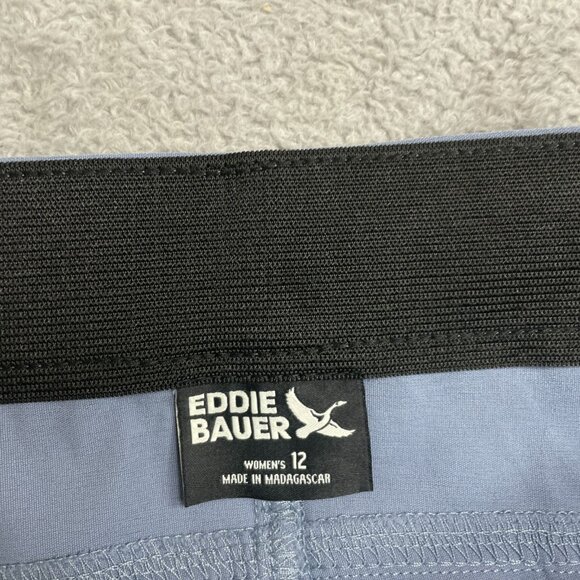NEW Eddie Bauer Horizon Straight Ankle Pants Women's Size 12 Blue - Picture 6 of 10